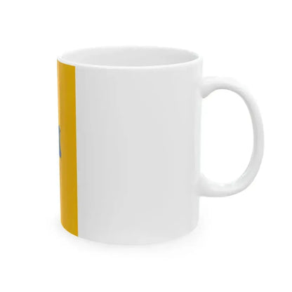 Flag of Kungos (Hungary) White Coffee Mug - Go Mug Yourself