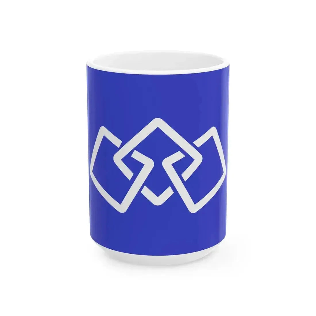 Flag of Kunimi Fukushima (Japan) White Coffee Mug 15oz - Go Mug Yourself