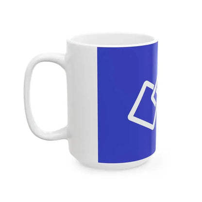 Flag of Kunimi Fukushima (Japan) White Coffee Mug - Go Mug Yourself