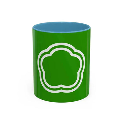 Flag of Kunitachi Tokyo Japan - Accent Coffee Mug 11oz Light Blue - Go Mug Yourself