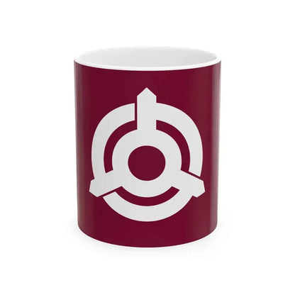 Flag of Kunitomi Miyazaki (Japan) White Coffee Mug 11oz - Go Mug Yourself