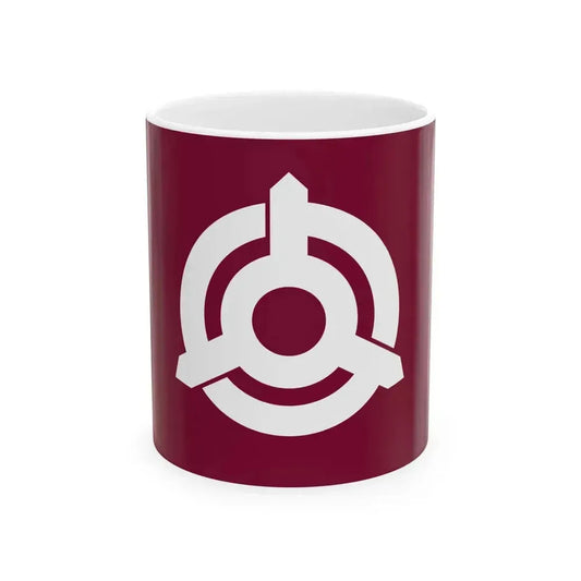 Flag of Kunitomi Miyazaki (Japan) White Coffee Mug 11oz - Go Mug Yourself