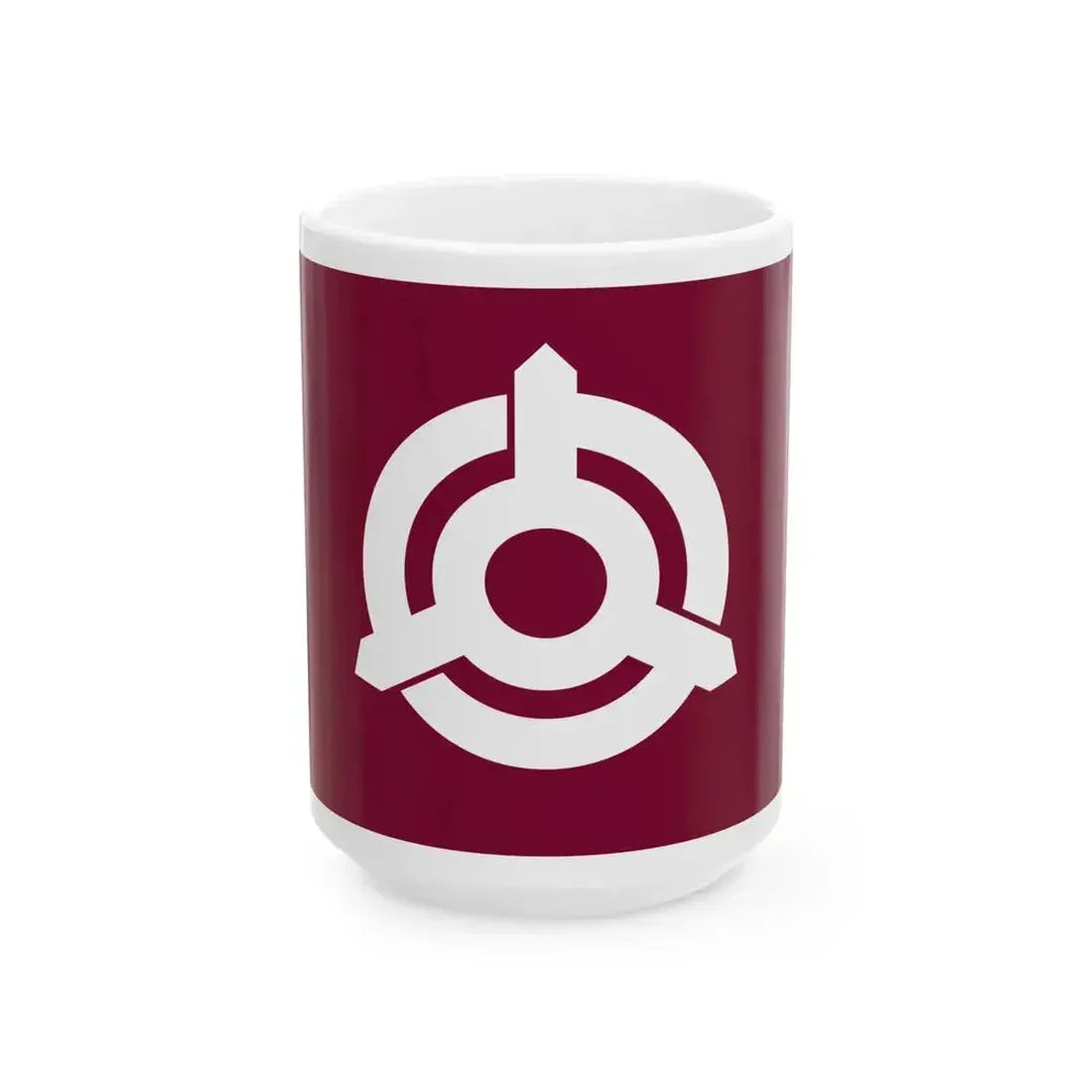 Flag of Kunitomi Miyazaki (Japan) White Coffee Mug 15oz - Go Mug Yourself