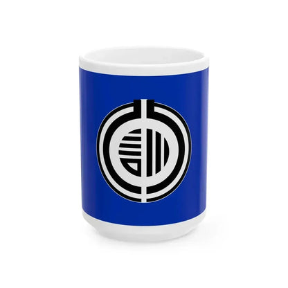 Flag of Kunneppu Hokkaido (Japan) White Coffee Mug 15oz - Go Mug Yourself