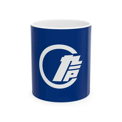 Flag of Kunohe Iwate no text (Japan) White Coffee Mug 11oz - Go Mug Yourself