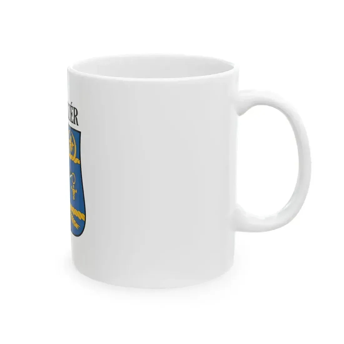 Flag of Kunpeszer (Hungary) White Coffee Mug - Go Mug Yourself