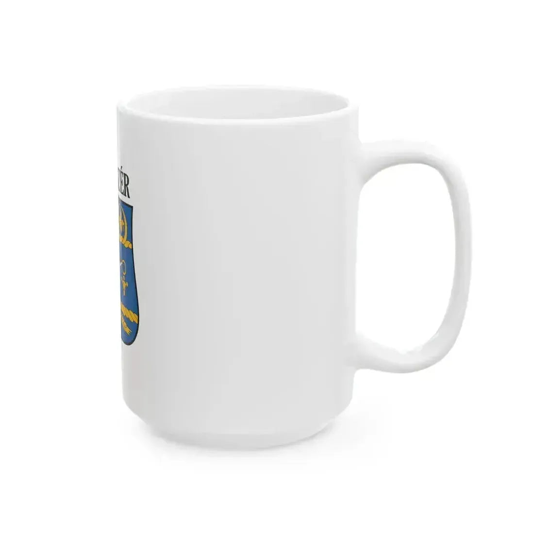 Flag of Kunpeszer (Hungary) White Coffee Mug - Go Mug Yourself