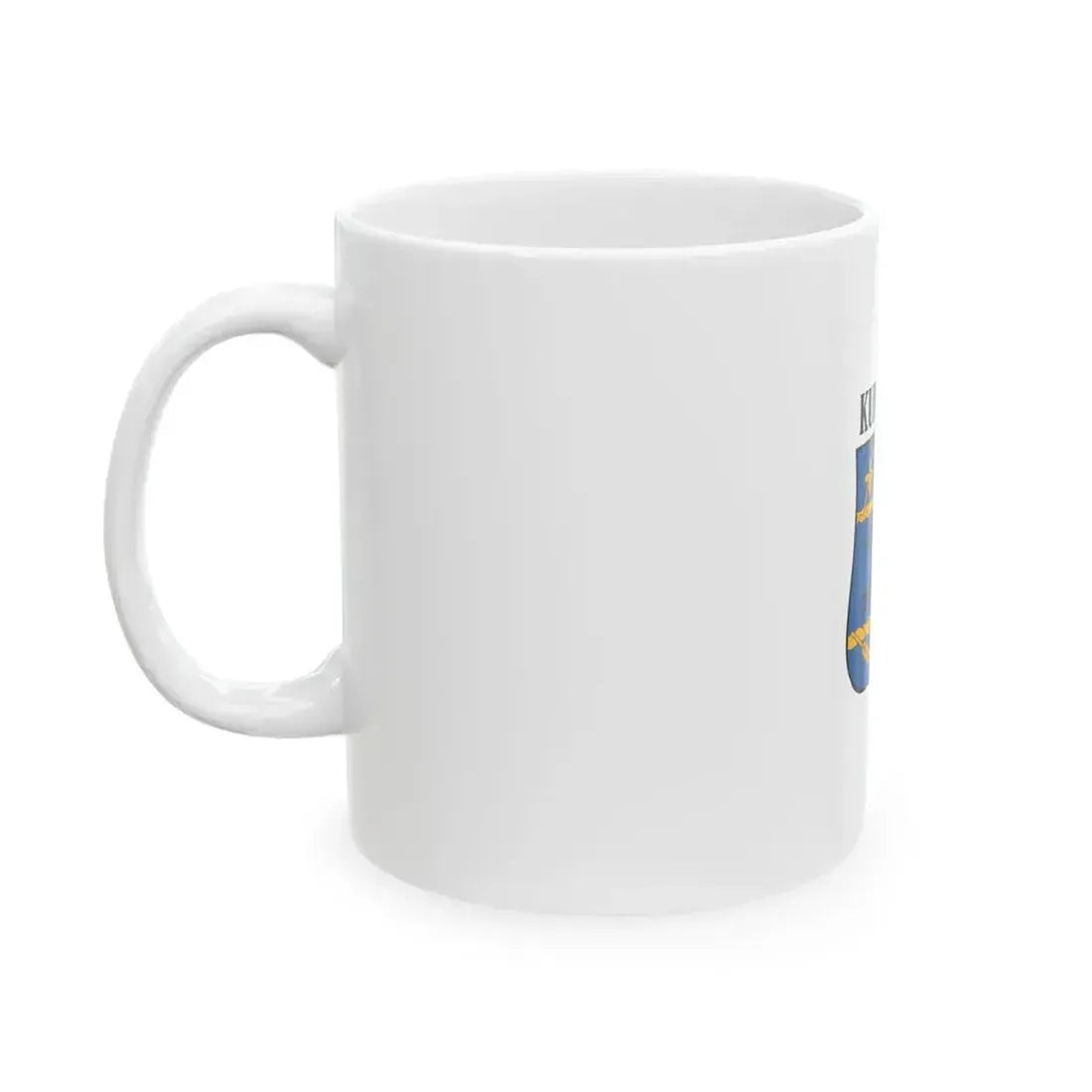 Flag of Kunpeszer vertical (Hungary) White Coffee Mug - Go Mug Yourself