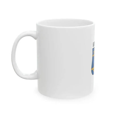 Flag of Kunpeszer vertical (Hungary) White Coffee Mug - Go Mug Yourself