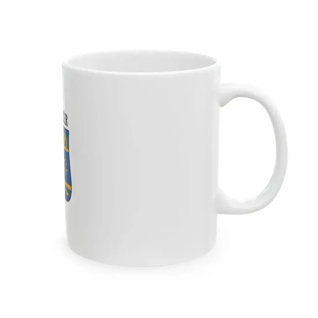 Flag of Kunpeszer vertical (Hungary) White Coffee Mug - Go Mug Yourself