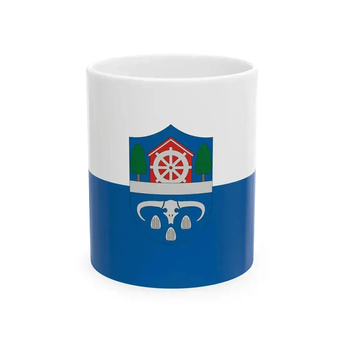 Flag of Kup (Hungary) White Coffee Mug 11oz - Go Mug Yourself