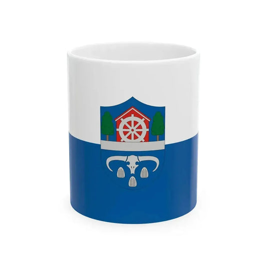 Flag of Kup (Hungary) White Coffee Mug 11oz - Go Mug Yourself