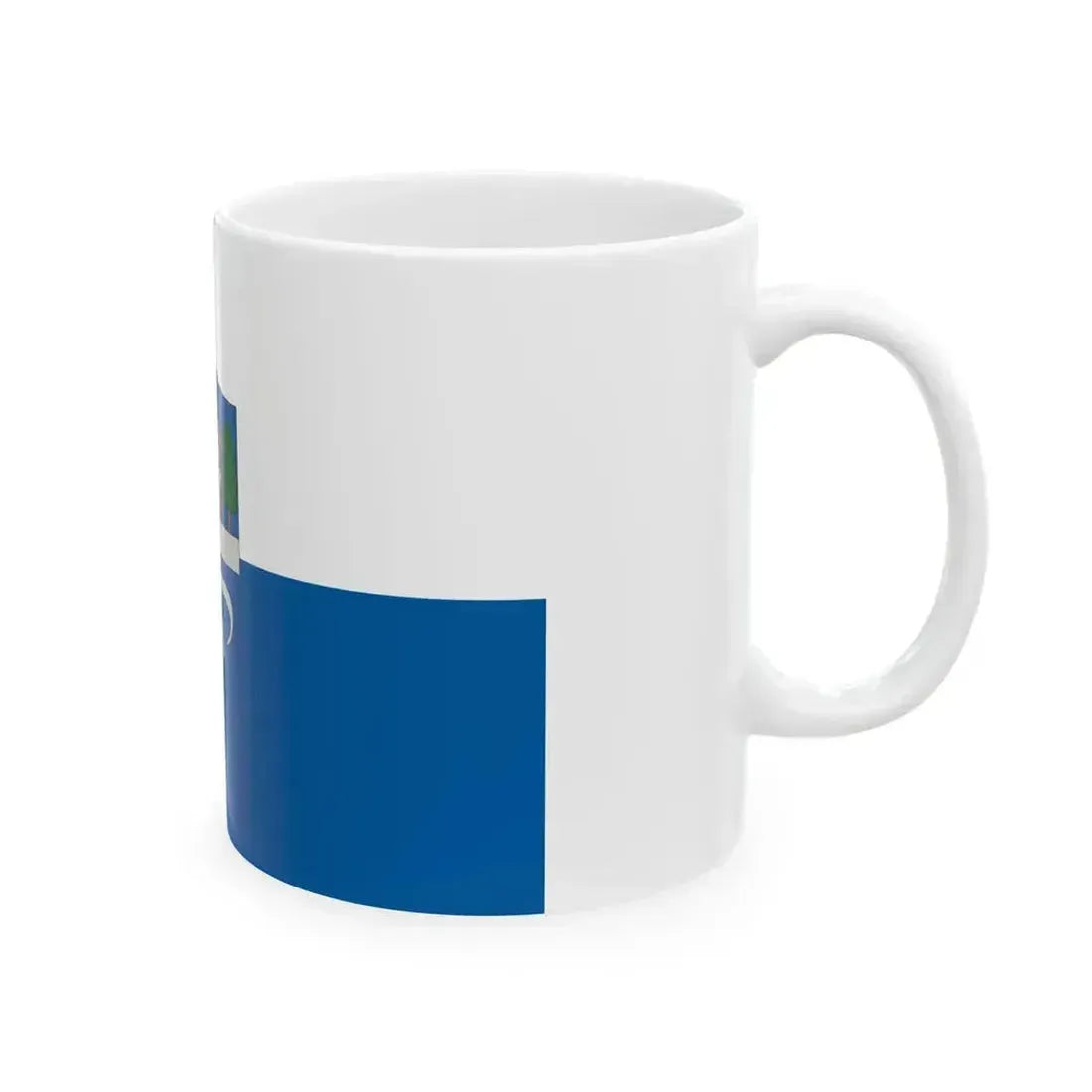 Flag of Kup (Hungary) White Coffee Mug - Go Mug Yourself