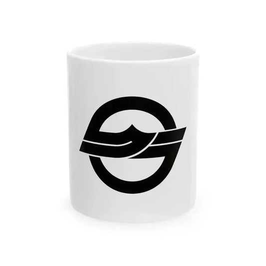 Flag of Kurashiki Okayama (Japan) White Coffee Mug 11oz - Go Mug Yourself