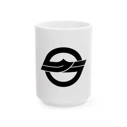 Flag of Kurashiki Okayama Japan - White Coffee Mug 15oz - Go Mug Yourself