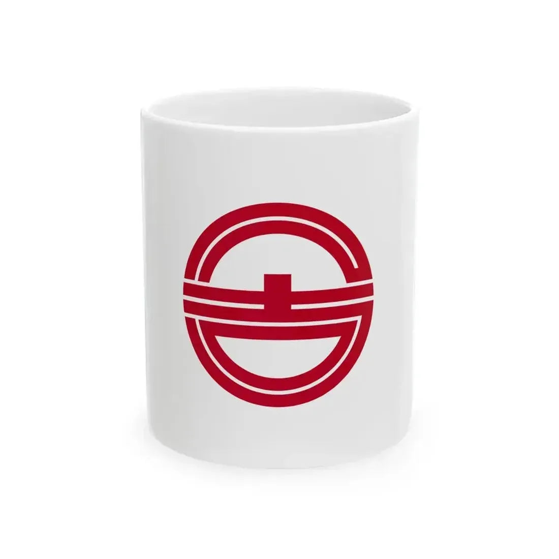 Flag of Kurayoshi Tottori (Japan) White Coffee Mug 11oz - Go Mug Yourself