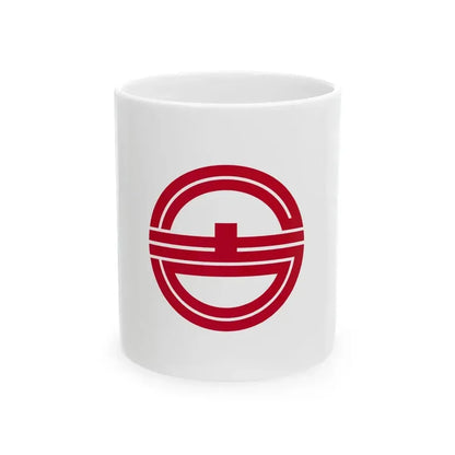 Flag of Kurayoshi Tottori (Japan) White Coffee Mug 11oz - Go Mug Yourself