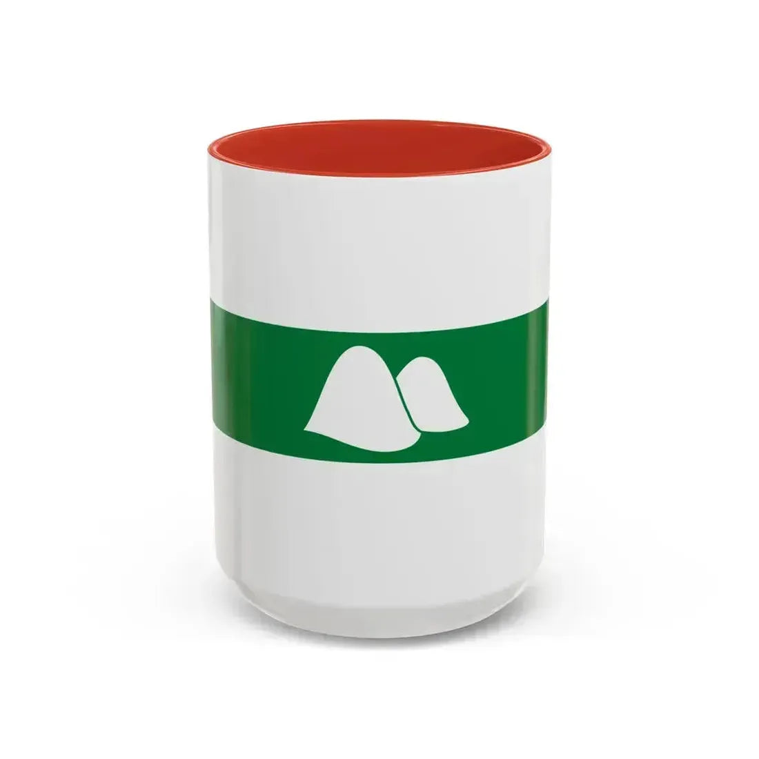 Flag of Kurgan Oblast Russia - Accent Coffee Mug 15oz Red - Go Mug Yourself