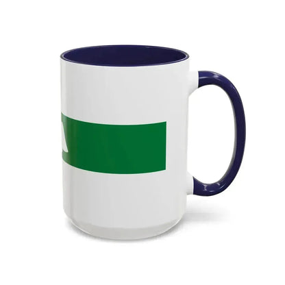 Flag of Kurgan Oblast Russia - Accent Coffee Mug - Go Mug Yourself