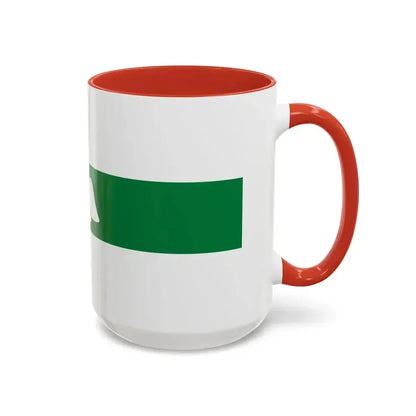 Flag of Kurgan Oblast Russia - Accent Coffee Mug - Go Mug Yourself