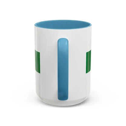 Flag of Kurgan Oblast Russia - Accent Coffee Mug - Go Mug Yourself