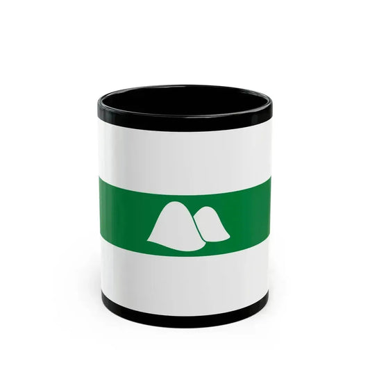 Flag of Kurgan Oblast Russia - Black Coffee Mug 11oz - Go Mug Yourself