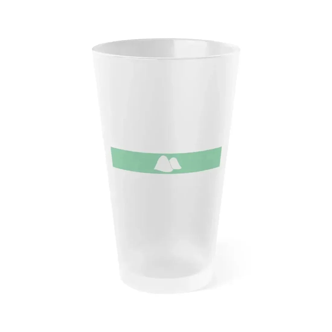 Flag of Kurgan Oblast Russia - Frosted Pint Glass 16oz 16oz Frosted - Go Mug Yourself