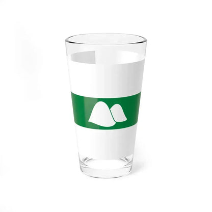 Flag of Kurgan Oblast Russia - Pint Glass 16oz 16oz - Go Mug Yourself