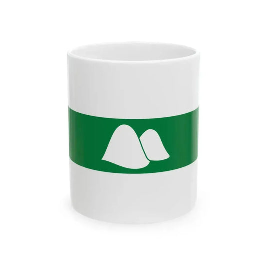 Flag of Kurgan Oblast Russia - White Coffee Mug 11oz - Go Mug Yourself