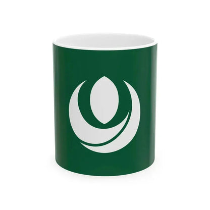 Flag of Kurihara Miyagi (Japan) White Coffee Mug 11oz - Go Mug Yourself