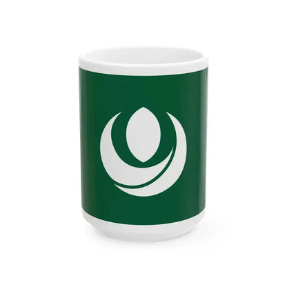 Flag of Kurihara Miyagi (Japan) White Coffee Mug 15oz - Go Mug Yourself