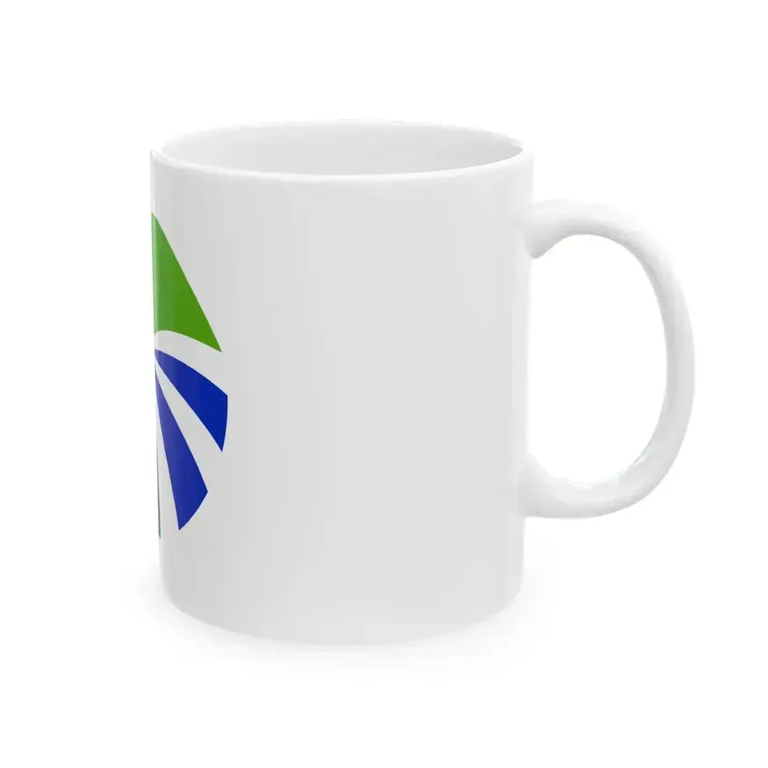 Flag of Kurobe Toyama no text (Japan) White Coffee Mug - Go Mug Yourself