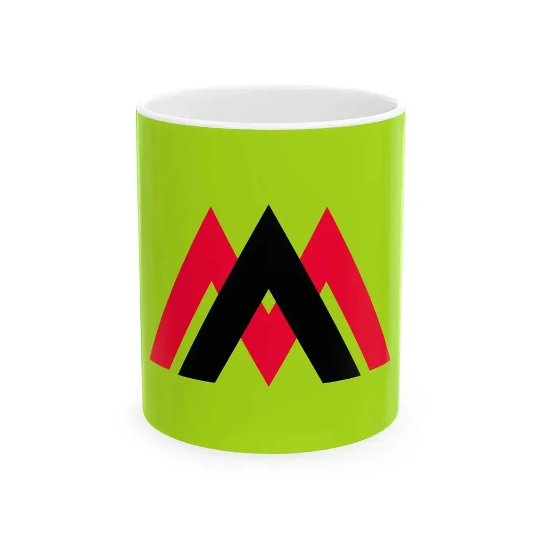 Flag of Kurohone Gunma 1975-2005 (Japan) White Coffee Mug 11oz - Go Mug Yourself