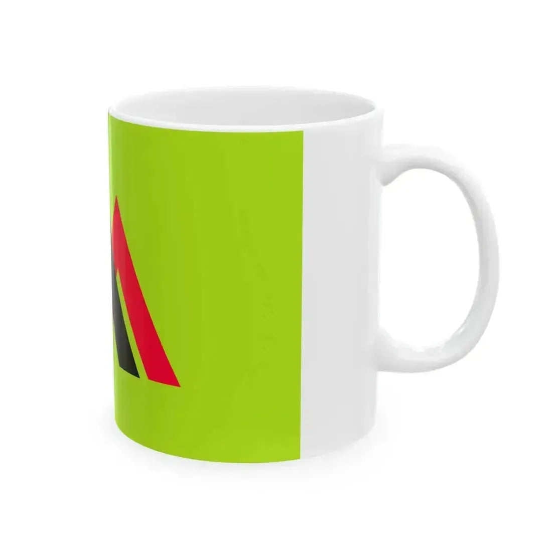 Flag of Kurohone Gunma 1975-2005 (Japan) White Coffee Mug - Go Mug Yourself