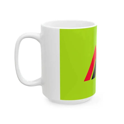 Flag of Kurohone Gunma 1975-2005 (Japan) White Coffee Mug - Go Mug Yourself