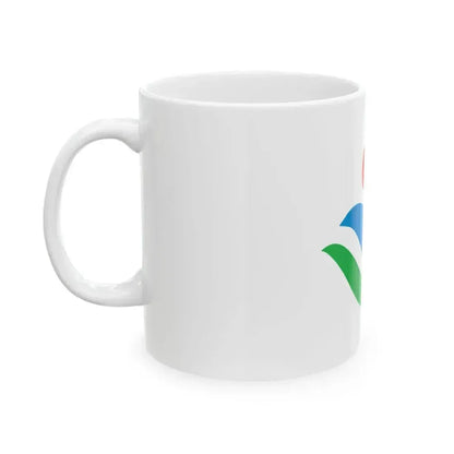 Flag of Kuroshio Kochi (Japan) White Coffee Mug - Go Mug Yourself