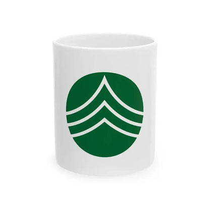 Flag of Kurotaki Nara (Japan) White Coffee Mug 11oz - Go Mug Yourself