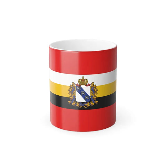 Flag of Kursk Oblast Russia - Color Changing Coffee Mug-11oz-Go Mug Yourself