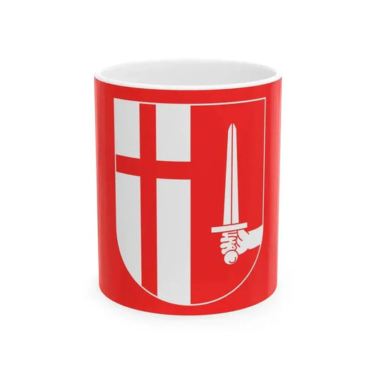 Flag of Kurta Municipality (Georgia) White Coffee Mug 11oz - Go Mug Yourself