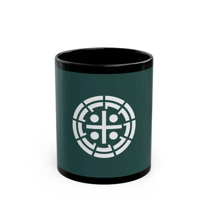 Flag of Kurume Fukuoka Japan - Black Coffee Mug 11oz - Go Mug Yourself