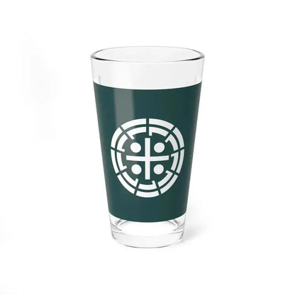 Flag of Kurume Fukuoka Japan - Pint Glass 16oz 16oz - Go Mug Yourself