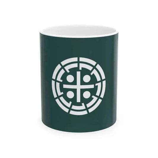 Flag of Kurume Fukuoka Japan - White Coffee Mug 11oz - Go Mug Yourself