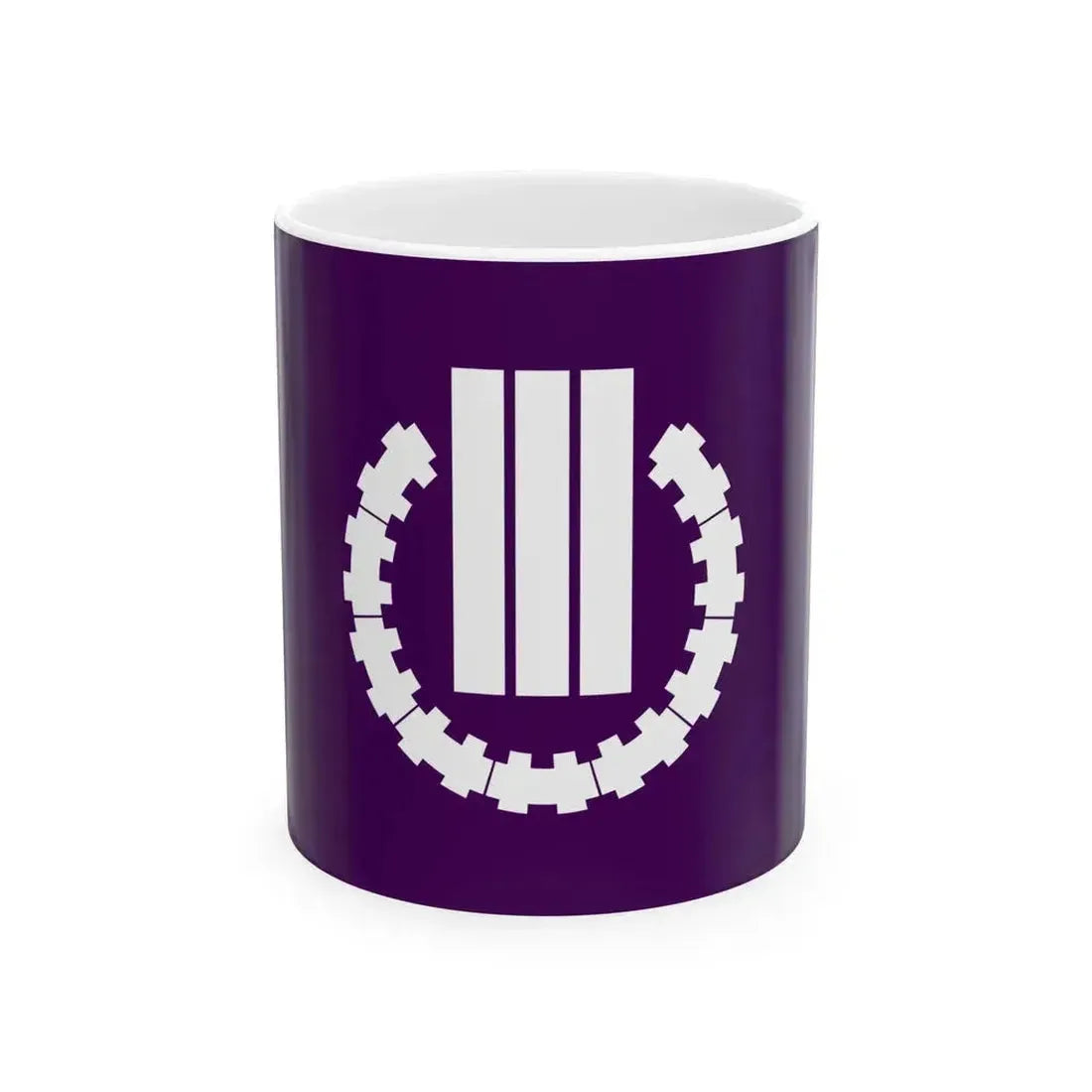 Flag of Kusatsu Gunma (Japan) White Coffee Mug 11oz - Go Mug Yourself