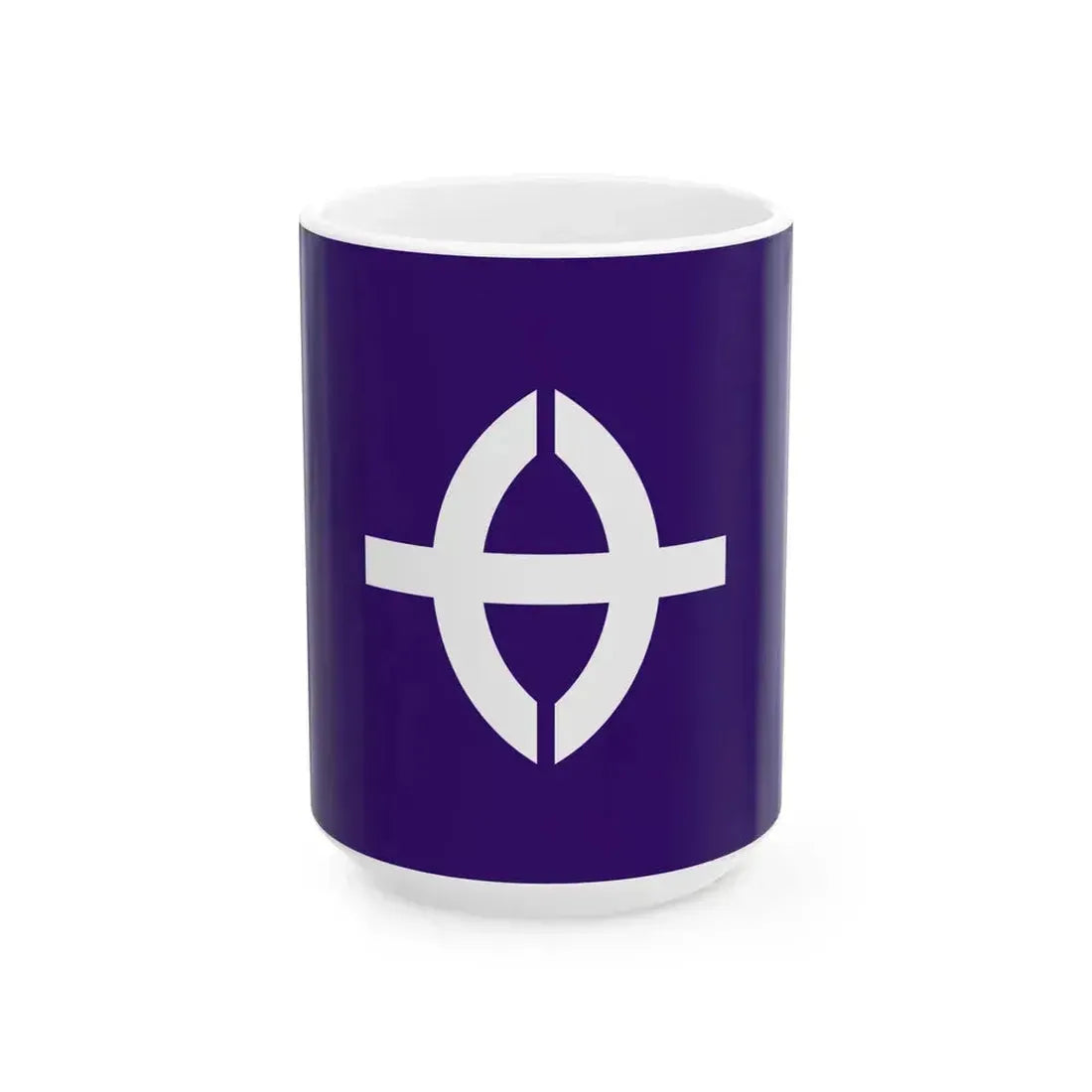 Flag of Kusatsu Shiga (Japan) White Coffee Mug 15oz - Go Mug Yourself