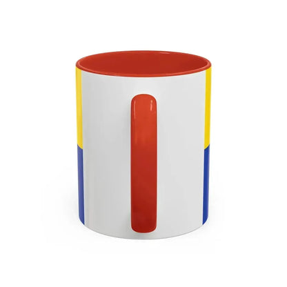 Flag of Kusel Germany - Accent Coffee Mug - Go Mug Yourself