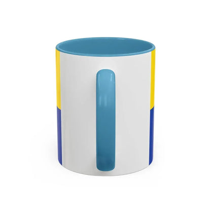 Flag of Kusel Germany - Accent Coffee Mug - Go Mug Yourself