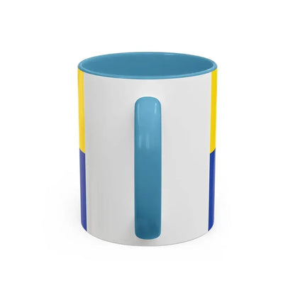 Flag of Kusel Germany - Accent Coffee Mug - Go Mug Yourself