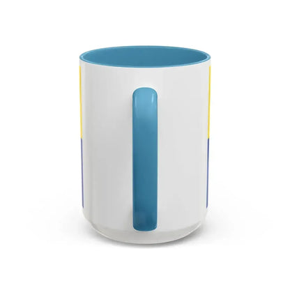 Flag of Kusel Germany - Accent Coffee Mug - Go Mug Yourself