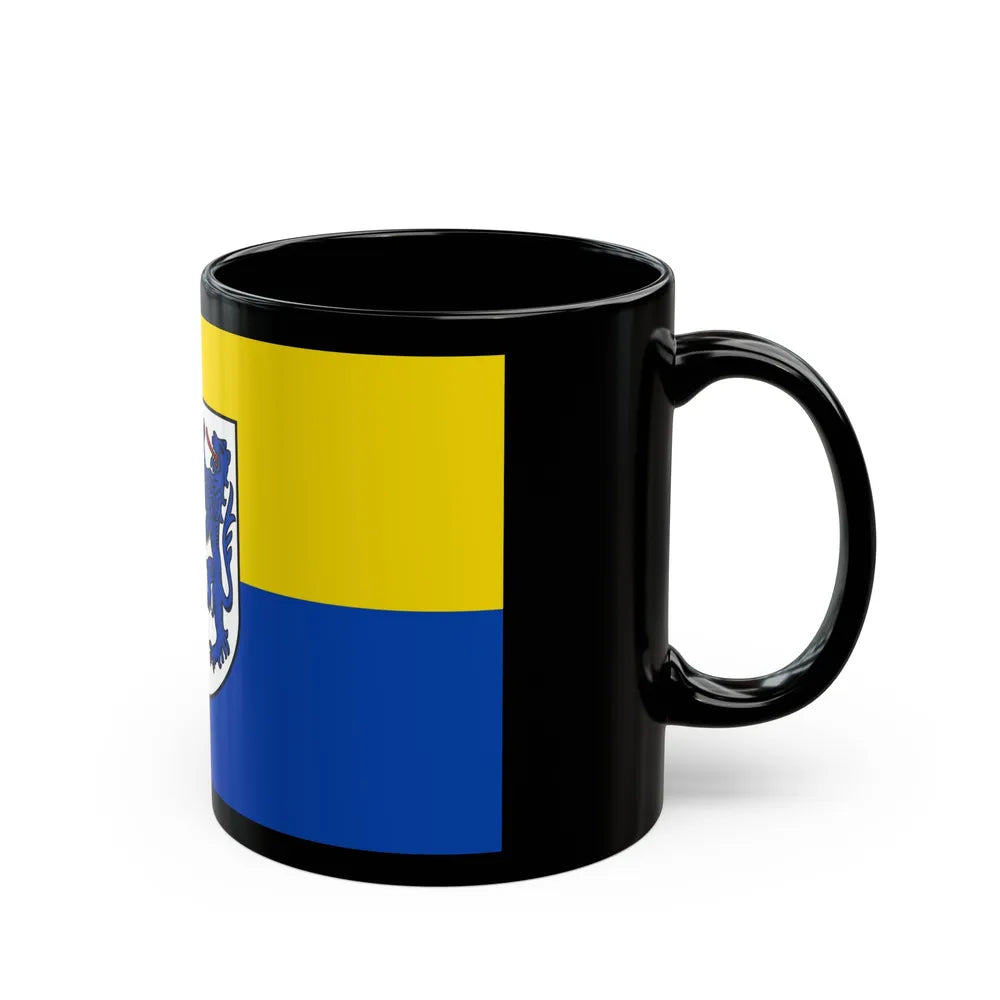 Flag of Kusel Germany - Black Coffee Mug-Go Mug Yourself