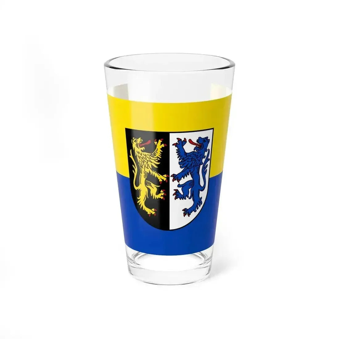 Flag of Kusel Germany - Pint Glass 16oz 16oz - Go Mug Yourself